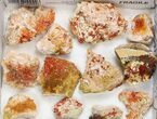 Lot: - Bladed Barite With Vanadinite - Pieces #138191-2